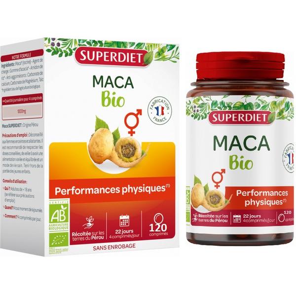 SUPERDIET MACA PERFORMANCE PHYSIQUES 120X COMPRIMES MR3