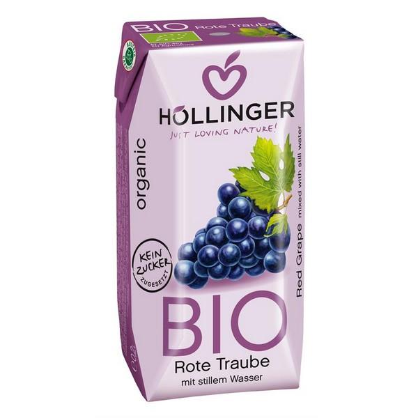 HOLLINGER JUS DE RAISIN ROUGE 200ML BF24