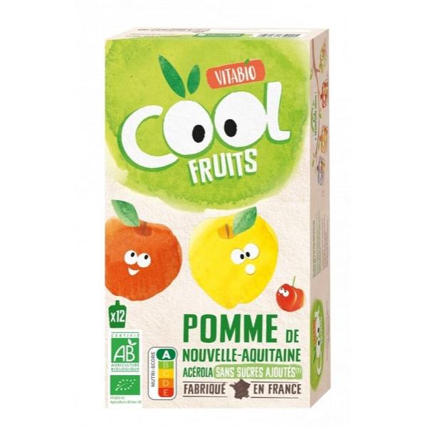 VITABIO COOL FRUITS POMME ACEROLA 12X90GR VT4