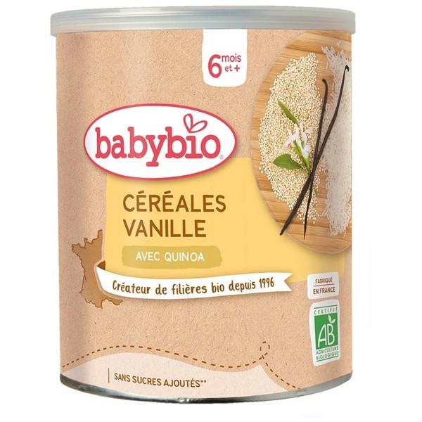 BABYBIO CEREALES VANILLE AVEC DU QUINOA 220GR VT6