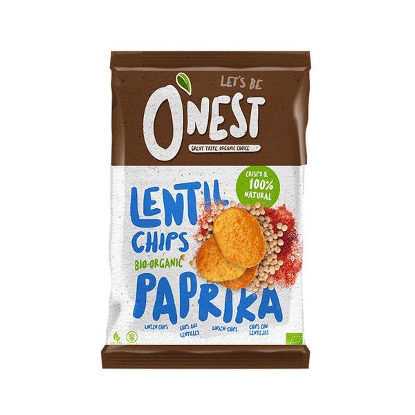 O'NEST CHIPS LENTILLES PAPRIKA 40GR DF