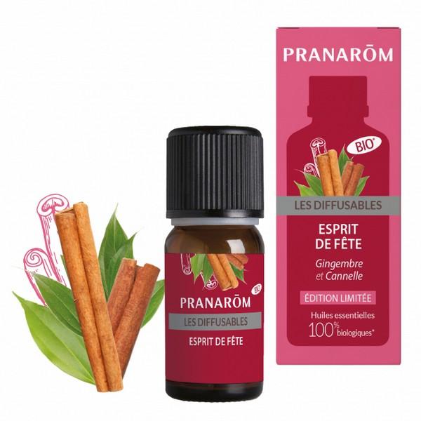 PRANAROM LES DIFFUSABLES ESPRIT DE FETE GINGEMBRE & CANNELLE 10ML PR