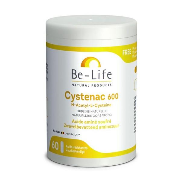 BE-LIFE CYSTENAC 600 60X GELULES BL