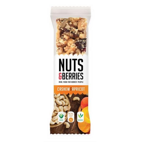 NUTS & BERRIES CASHEW & APRICOT 30GR BF15