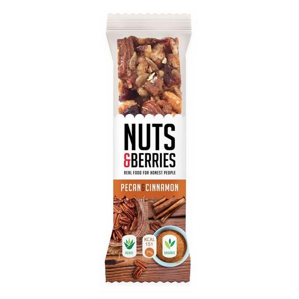 NUTS & BERRIES PECAN & CINNAMON 30GR BF15