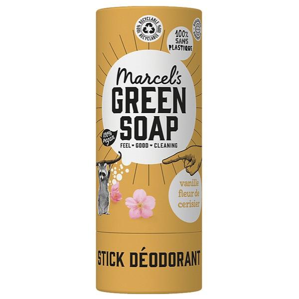 MARCEL'S GREEN SOAP DEO STICK VANNILE & FLEUR DE CERISIER 40GR MR6