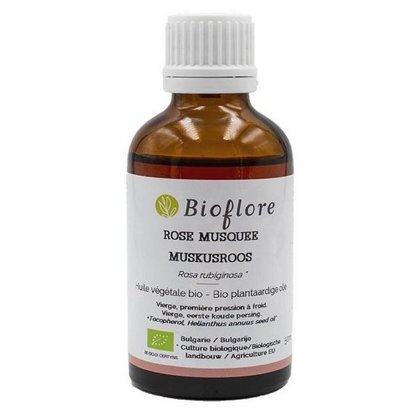 BIOFLOR HUILE VEGETALE DE LA ROSE MUSQUEE + VITAMINE E 50ML BFL