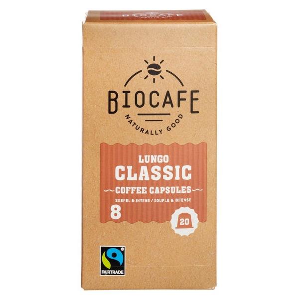 BIOCAFE CAPSULES DE CAFE CLASSIC LUNGO 20XCAPS 100GR BF6