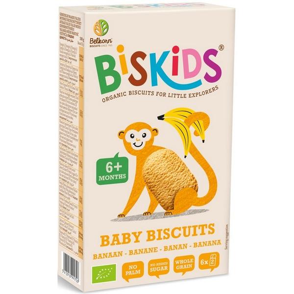 BELKORN BISKIDS BABY BISCUITS BANANE 6X2PCE 120GR HY6