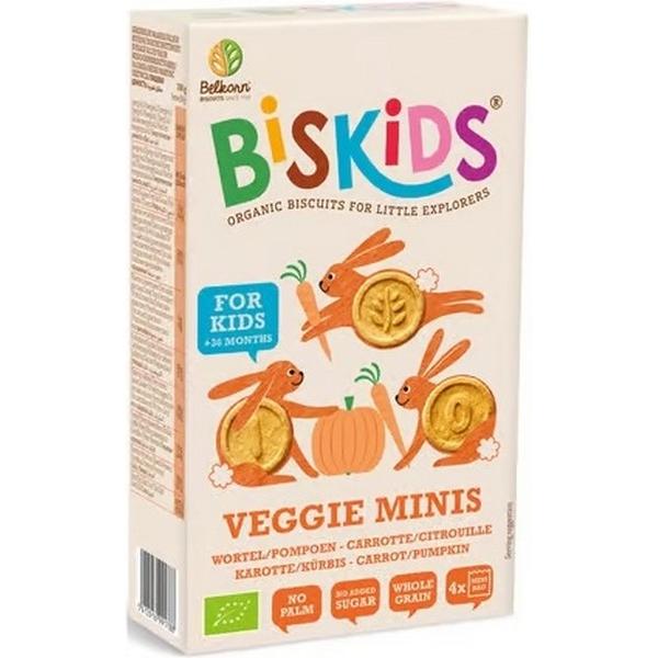 BELKORN BISKIDS VEGGIE MINIS CAROTTE 4X MINI BAG 120GR HY6