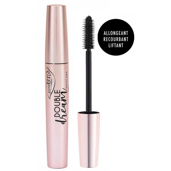 PUROBIO MASCARA DOUBLE DREAM NOIR N°01 NOIR PC