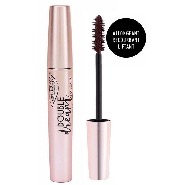 PUROBIO MASCARA DOUBLE DREAM NOIR N°02 BRUN PC