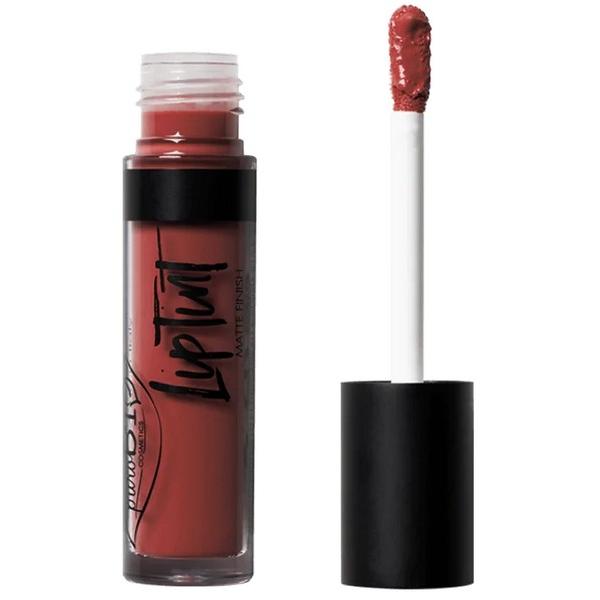 PUROBIO LIPTINT ROUGE A LEVRES LIQUIDE N°07 ROUGE BRUN PC