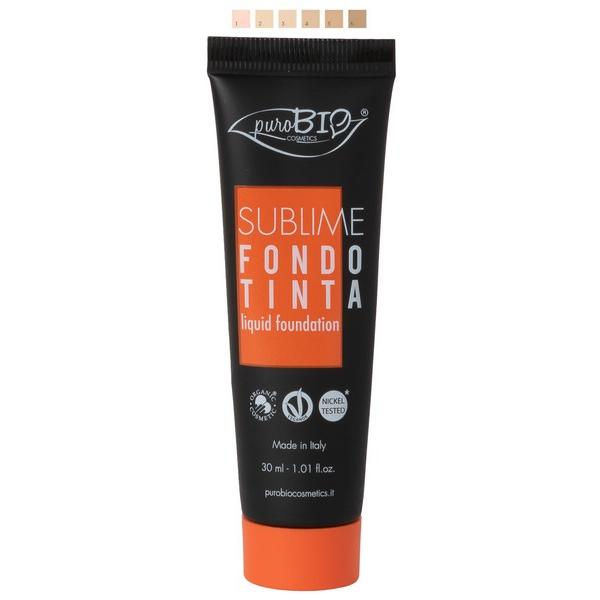 PUROBIO FOND DE TEINT FLUIDE SUBLIME TONALITE N°1 PC