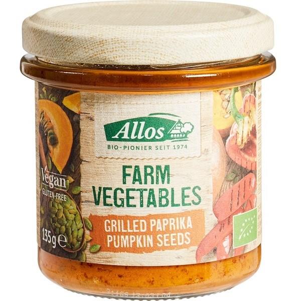 ALLOS FARM VEGETABLES POIVRONS GRILLE GRAINE DE COURGE 135GR BF6