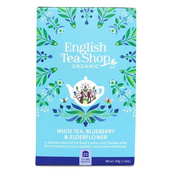 ENGLISH TEA SHOP THE BLANC MYRTILLE SUREAU 20s 40GR DEENG