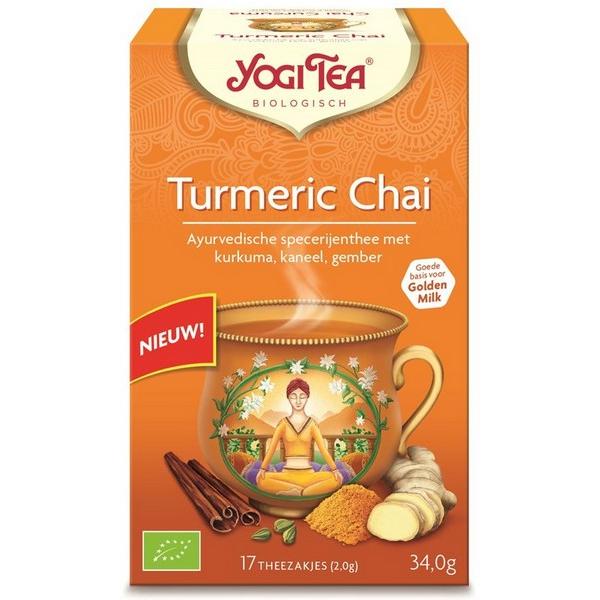 YOGI TEA TURMERIC CHAI 90GR BF6