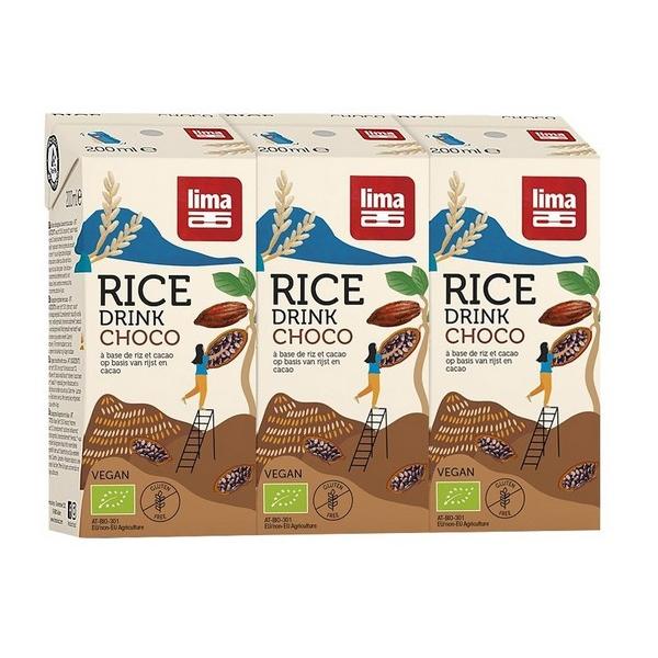 LIMA DRINK RIZ CHOCO 3X200ML BF15