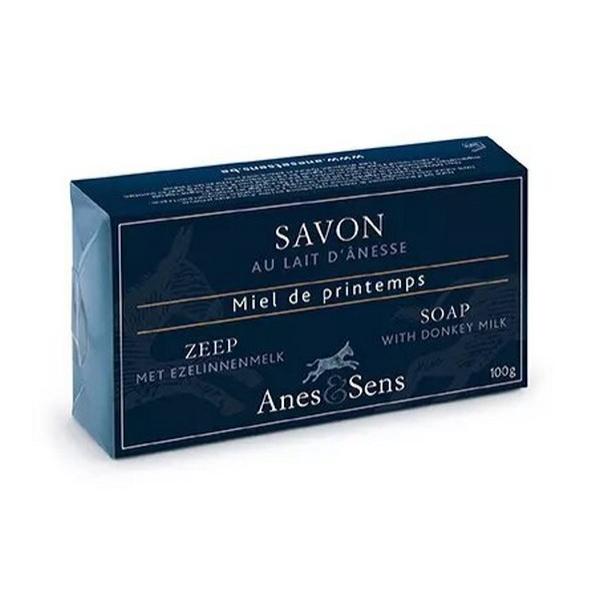 ANES & SENS SAVON AU LAIT D'ANESSE MIEL DE PRINTEMPS 100GR AS