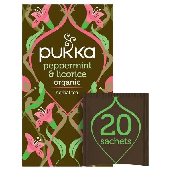 PUKKA THE MENTHE POIVREE REGLISSE 20X SACHETS MR4