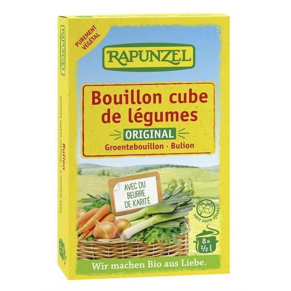 RAPUNZEL BOUILLON CUBE DE LEGUMES ORIGINAL 8X10,5GR 84GR BF15