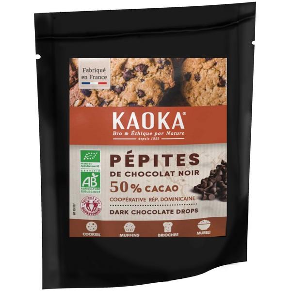 KAOKA PEPITES DE CHOCOLAT NOIR 50% CACAO 100GR HY7