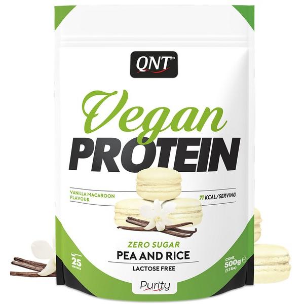 QNT VEGAN PROTEIN VANILLE MACARON 500GR Q1