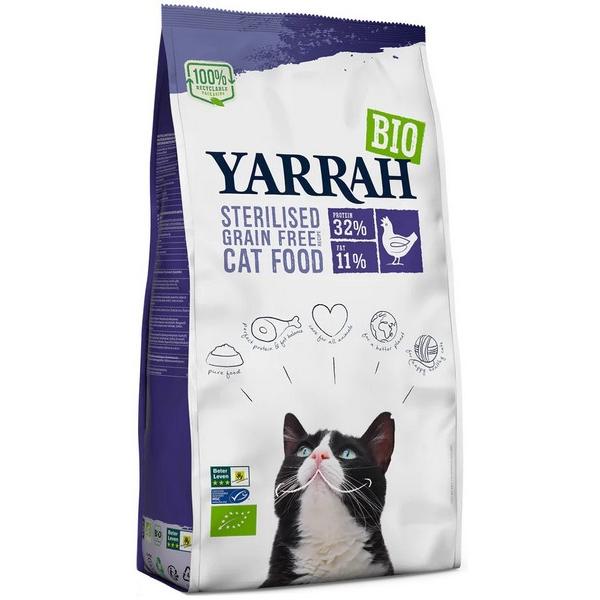 YARRAH CROQUETTES SANS CEREALES CHATS STERILISÉS 700GR BF6