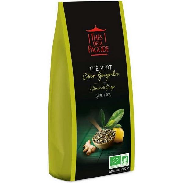 THES DE LA PAGODE THE VERT CITRON GINGEMBRE 100GR TDP