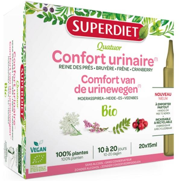 SUPERDIET QUATOR CONFORT URINAIRE 20X15ML SD