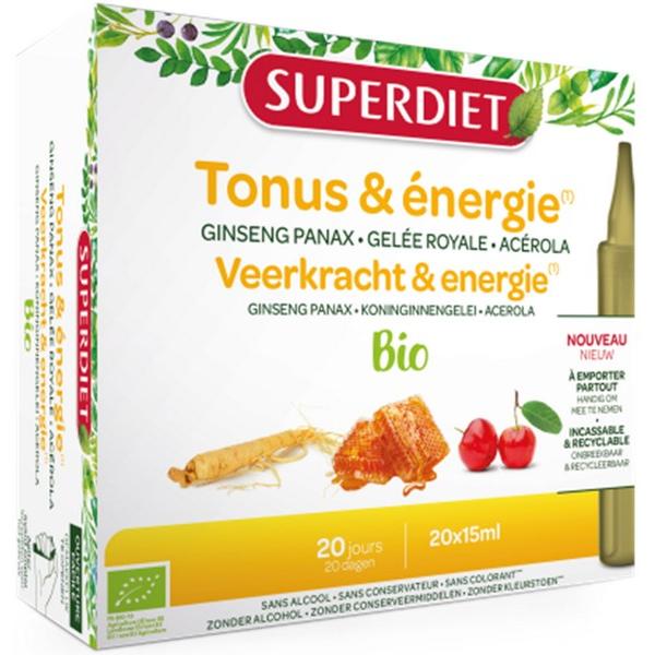 SUPERDIET TONUS & ENERGIE 20X15ML SD