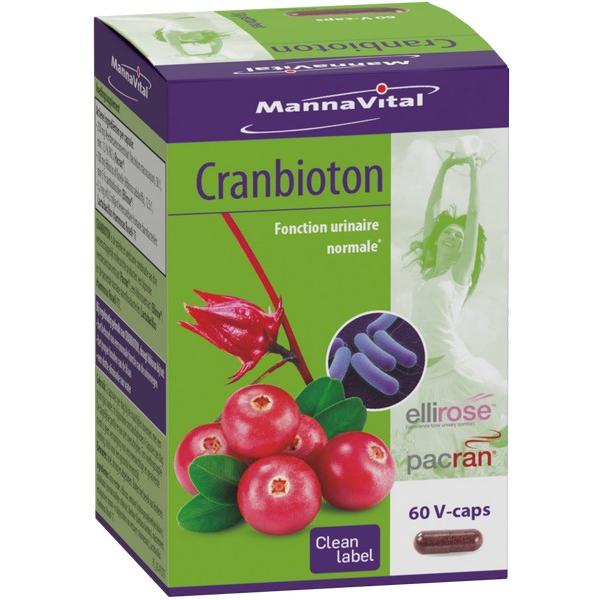 MANNAVITAL CRANBIOTON 60X V CAPSULES MV1