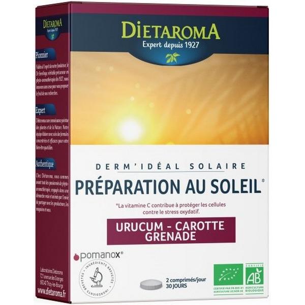 DIETAROMA PREPARATION AU SOLEIL URUCUM CAROTTE GRENADE 60X COMPRIMES MN6