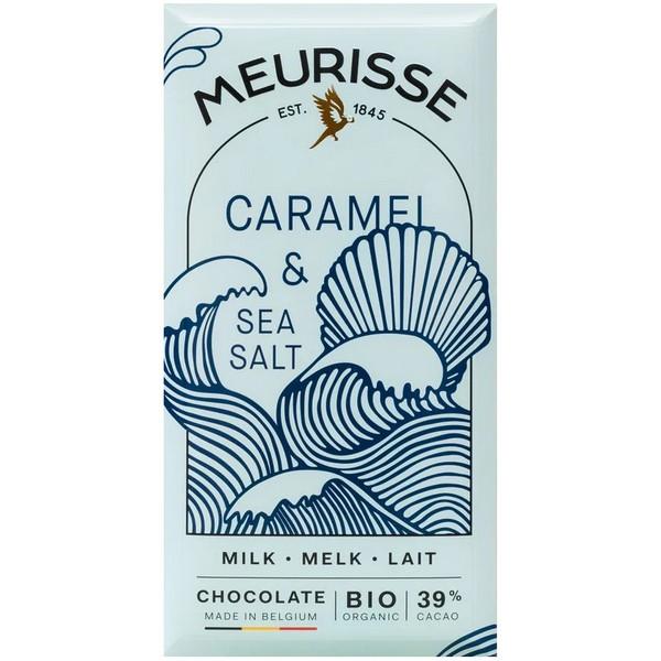 MEURISSE CARAMEL & SEA SALT CHOCOLAT LAIT 39% 100GR BF15