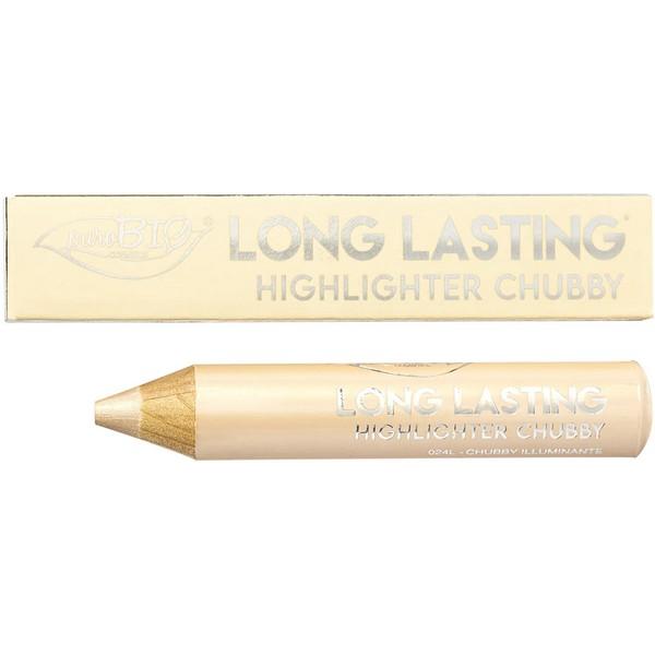 PUROBIO LONG LASTING CRAYON  HIGHLIGHTER CHUBBY 024L CHAMPAGNE PC