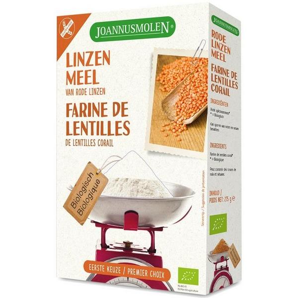 JOANNUSMOLEN FARINE DE LENTILLES ROUGE 275GR BF6