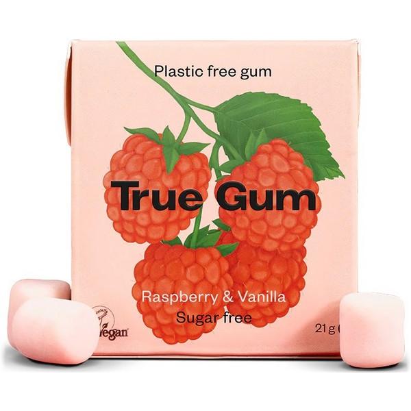 TRUE GUM CHEWING-GUM FRAMBOISE & VANILLE 21GR HY24