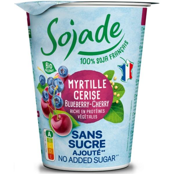 SOJADE YAOURT MYRTILLE CERISE 400GR BF6