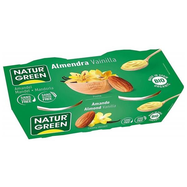 NATURGREEN DESSERT AMANDES VANILLE 2X125GR MV6