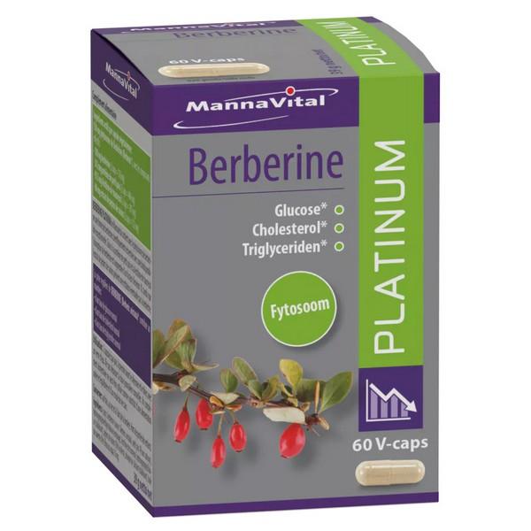 MANNAVITAL BERBERINE PLATINUM 60X V-CAPS MV