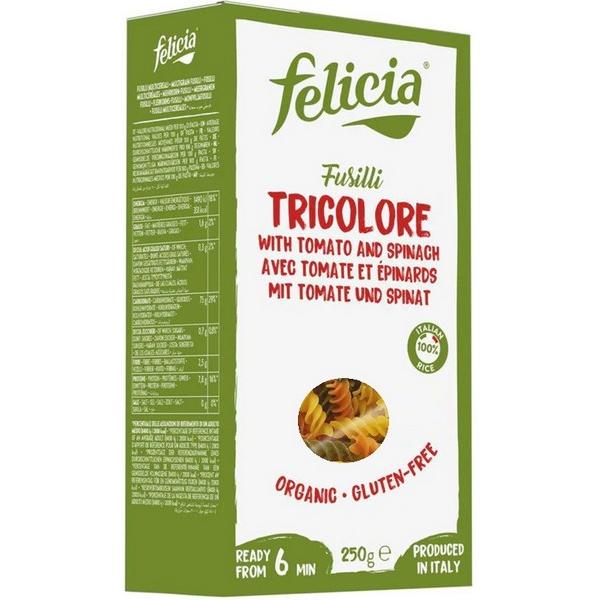 FELICIA PATES FUSILLI TRICOLORE 250GR CN10