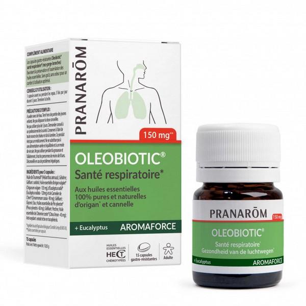 PRANAROM OLEOBIOTIC SANTE RESPRATOIRE 150MG 15X CAPS PR