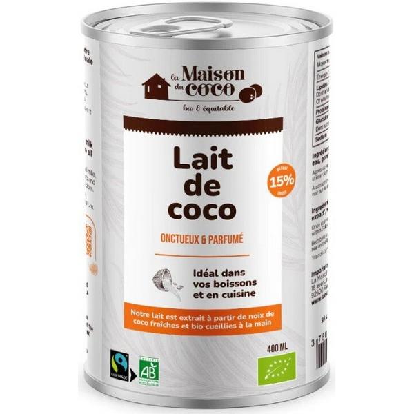 LA MAISON DU COCO LAIT DE COCO 400ML AV12