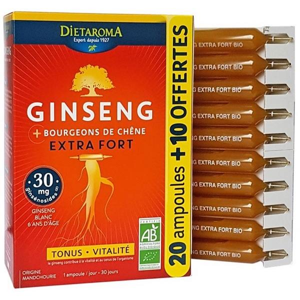 DIETAROMA GINSENG EXTRA FORT 30X AMPOULES MN