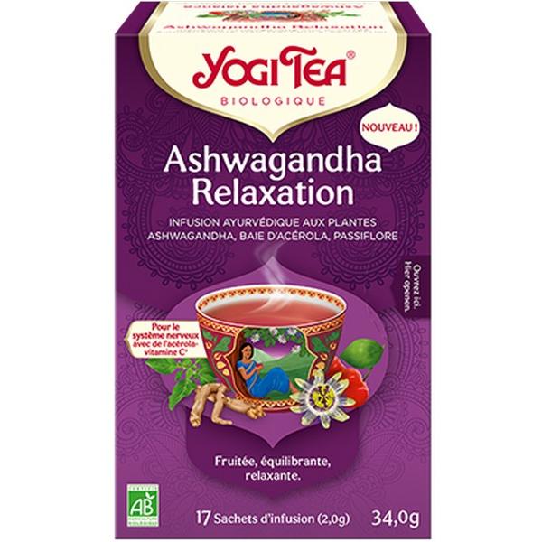 YOGI TEA ASHWAGANDHA RELAXATION 17X SACHETS 34GR MR6