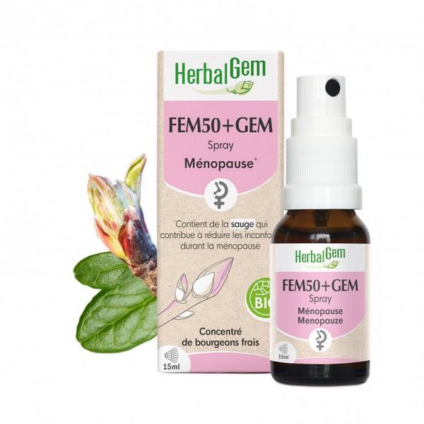 HERBALGEM GEMMOTHERAPIE FEM50+GEM GC22 SPRAY 15ML PR