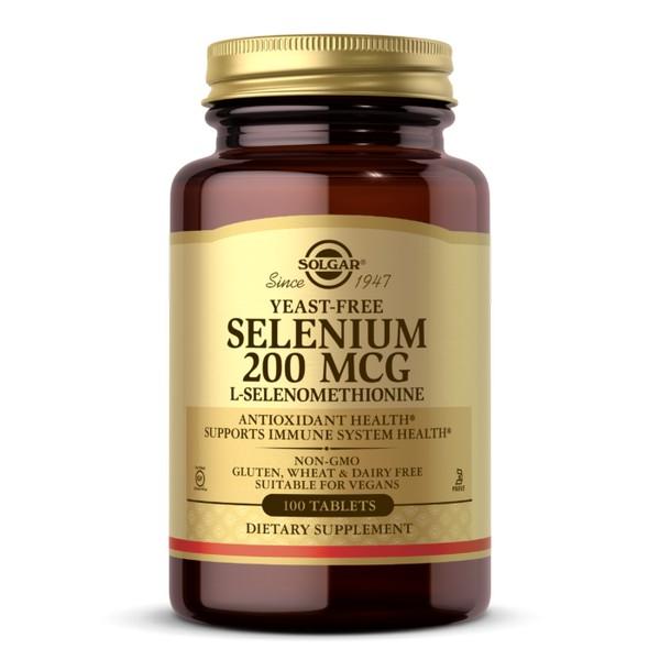 SOLGAR SELENIUM 200µg 100X TABLETS SG