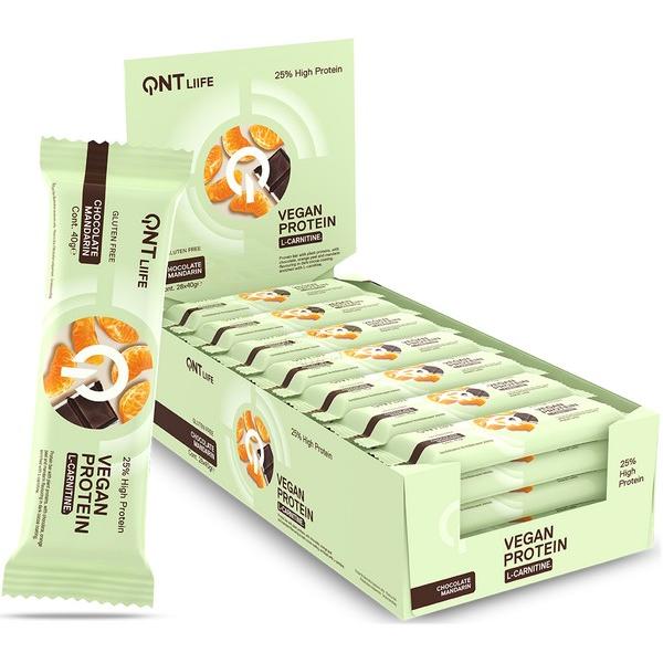 QNT VEGAN PROTEIN BAR CHOCOLAT MANDARINE 40GR Q1