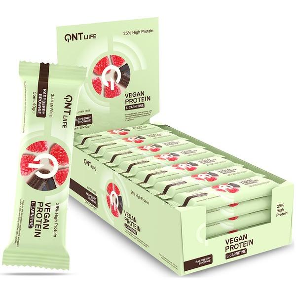 QNT VEGAN PROTEIN BAR FRAMBOISE CHOCOLAT 40GR Q1