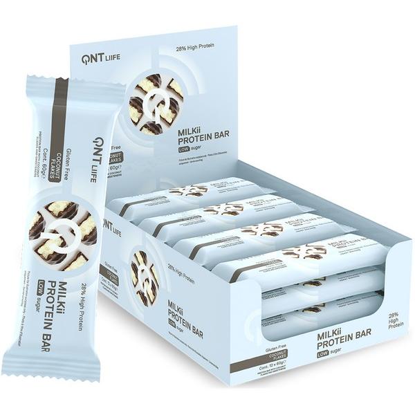 QNT MILKII PREOTEIN BAR FLOCON DE COCO CHOCOLAT 60GR Q1